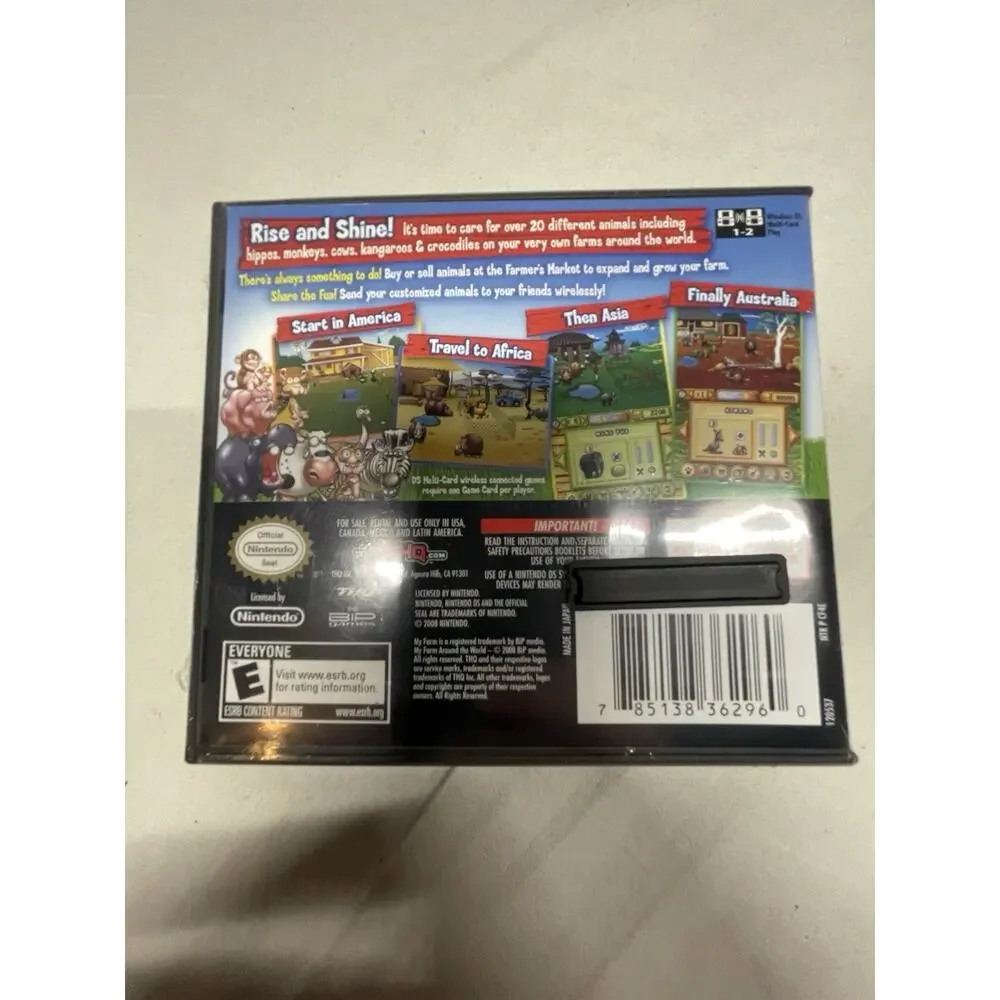 My Farm Around the World (2009) Brand New Factory Sealed USA Nintendo DS NDS